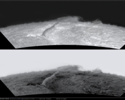 Protuberanzen Ostseite